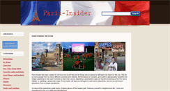 Desktop Screenshot of paris-insider.com